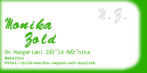 monika zold business card